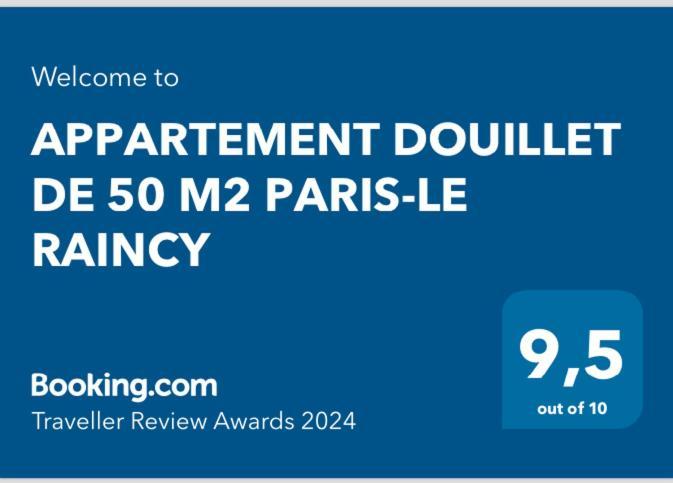 Doux Cocon De 50 M2 Paris-Le Raincy Apartment Bagian luar foto